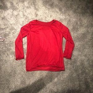 Long sleeve nursing top